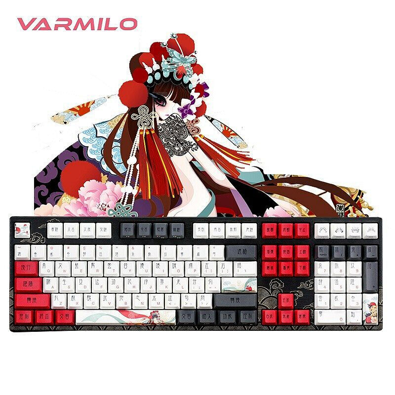 阿米洛（Varmilo）花旦娘静电容V2键盘机械键盘办公键盘送礼键盘 电脑硬件/显示器/电脑周边 键盘 原图主图