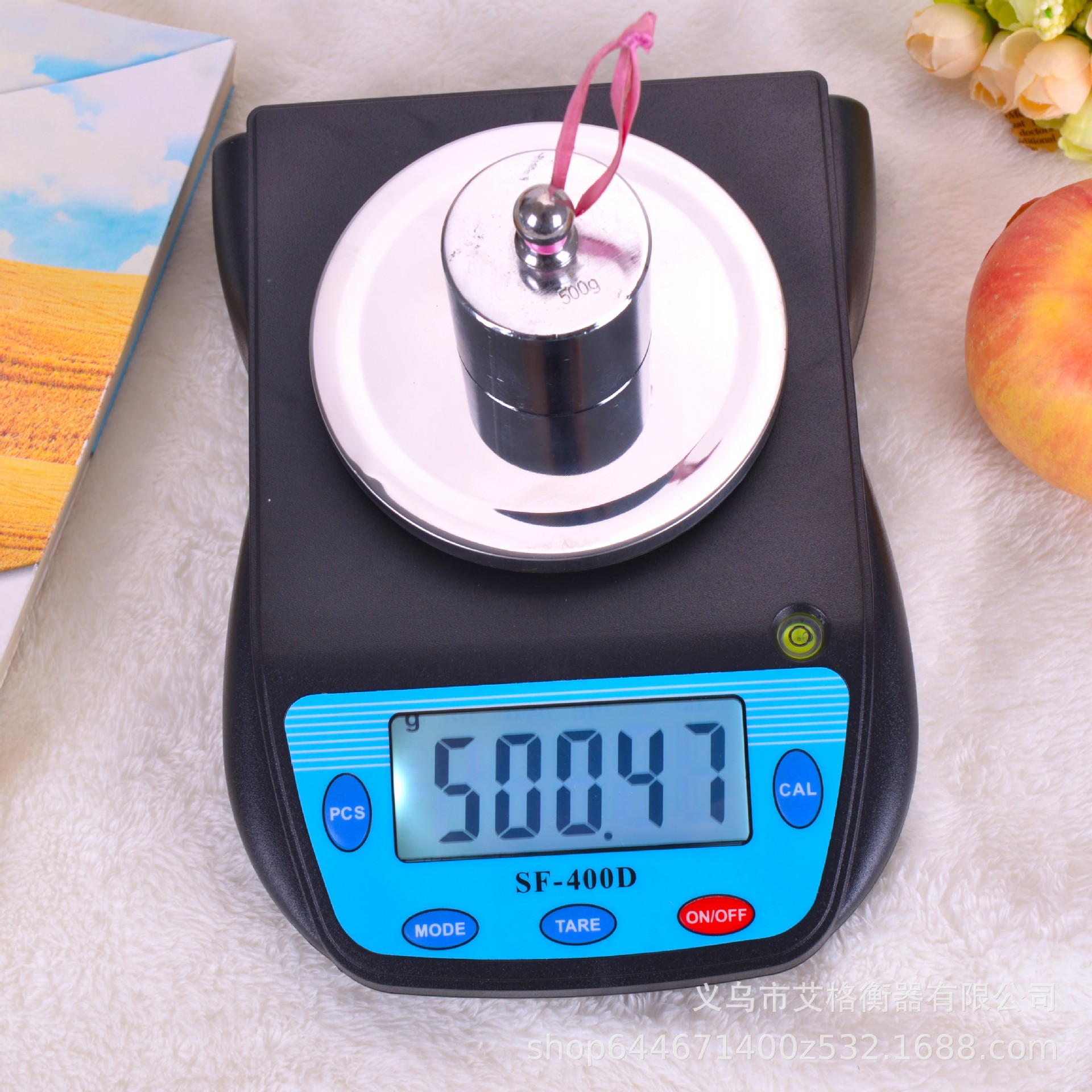 电子厨房秤SF400D烘焙秤不锈钢电子秤600g/0.01 家用食物秤电子称