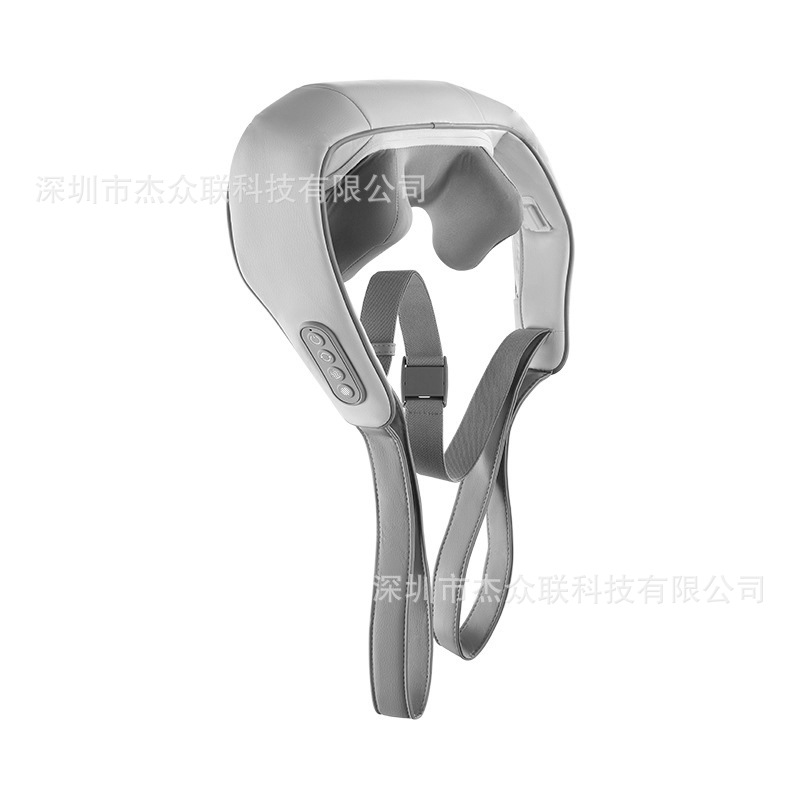 揉捏肩颈按摩器斜方肌腰部颈椎按摩仪电动按摩披肩U型颈部按摩枕