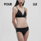 女士海岛棉中腰三角内裤 高端奢华透气纯色 POUR 璞履 LUI UDW121
