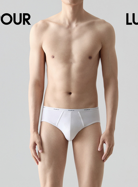 璞履 男士窄边低腰三角内裤性感高弹力日常运动纯棉舒适 POUR LUI