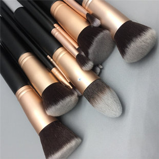14pcs makeup brushes set for foundation powder blusher lip