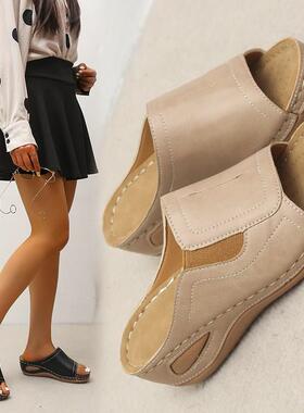 Sandals Summer Heels slippers Women Wedge Shoes For Ladies