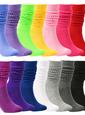 Thickened terry men's and women's stockings, warm leg socks