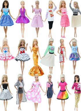 kirt Lace Gown Clothes for Barbie Doll Accessories Kids Toys