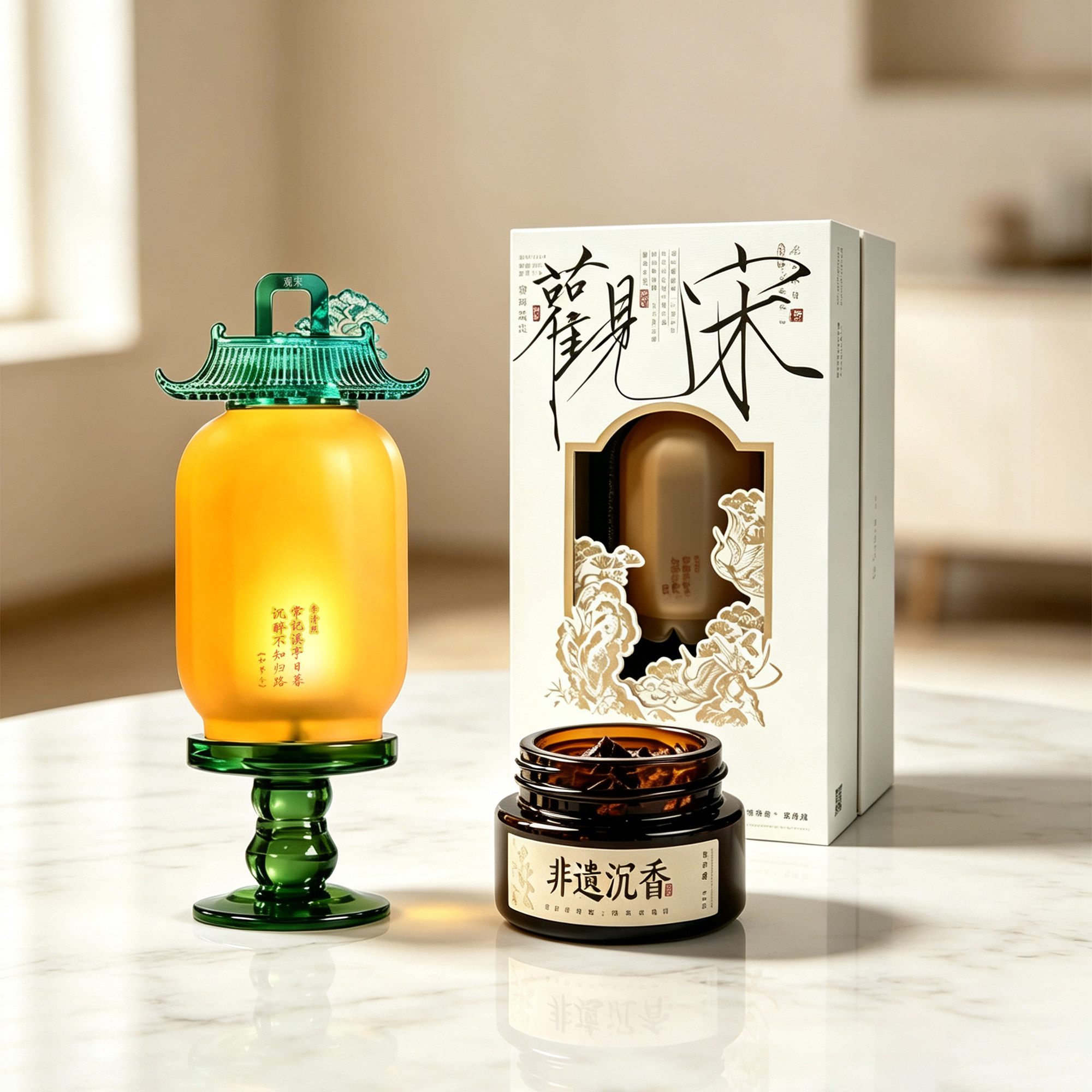 【中秋上新】观宋| 宋式香氛中秋礼盒[中秋糕点+香氛] 送礼可定制