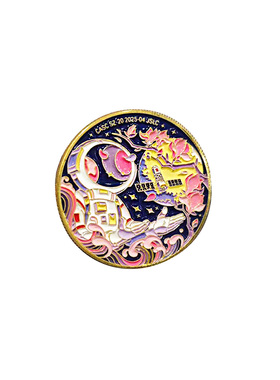 航天文创空间站神舟20发射任务徽章金属徽章纪念品收藏品