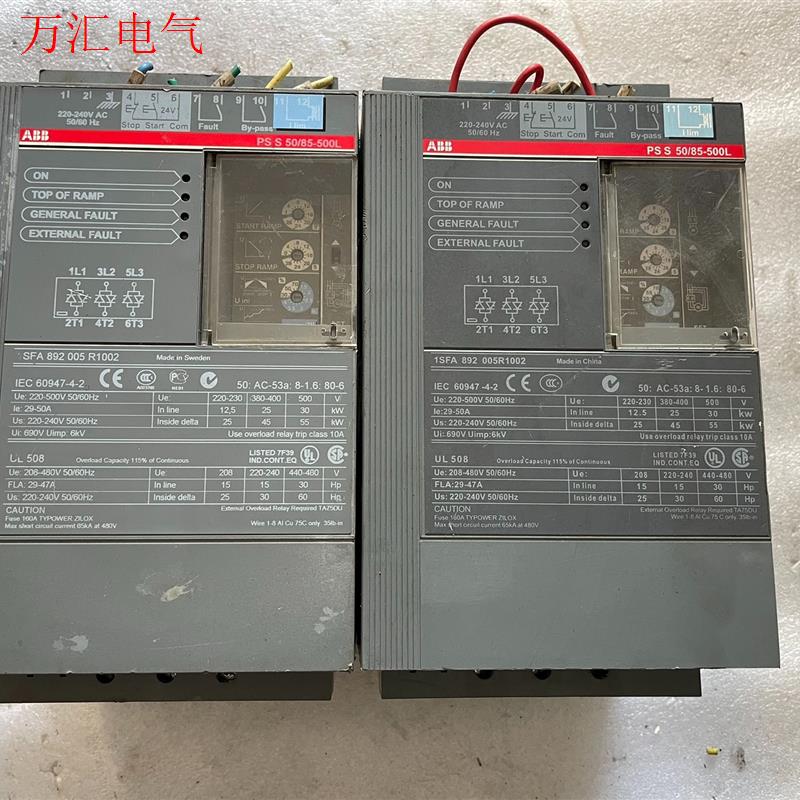ABB软启动器PSS50/85-500L 25KW(议价)