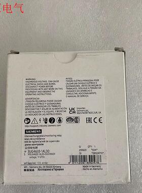 西门子数字监控继电器,型号3UG4633-1AL30,包(议价)