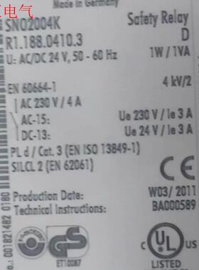 wieland德国威琅电气SNO2004K订货号:R(议价)