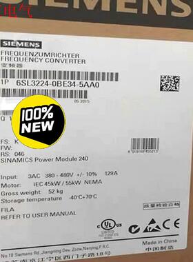 6SL3224-0BE34-5AA0西门子PM240 功(议价)