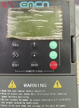 拆机  易控变频器EC501D5G23B 1.5KW 实物图(议价)