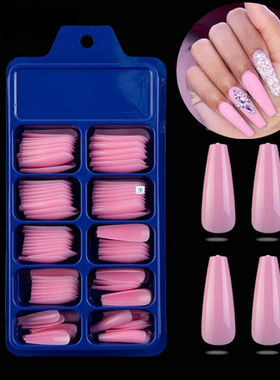 Muti-color New 100pcs Fake Nails T-Shape Candy Color Ballet
