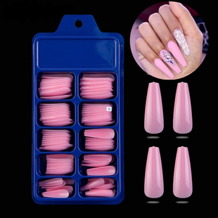 Muti-color New 100pcs Fake Nails T-Shape Candy Color Ballet