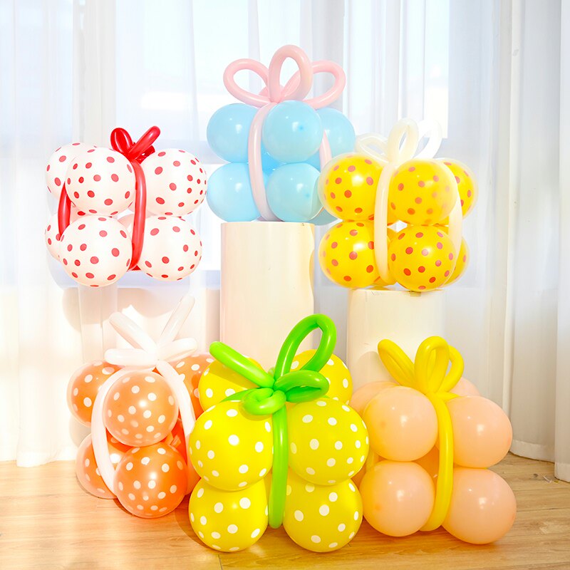宝宝周岁生日装饰气球蝴蝶结礼物创意儿童女孩生日派对场景布置
