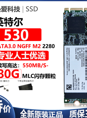 lntel/英特尔 530 80G 120G 240G SATA MLC 台式机SSD m2固态硬盘