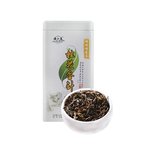 漓江春花茶桂林特产鲜花窨制桂花茶 桂花香针桂花绿茶叶100克茶礼