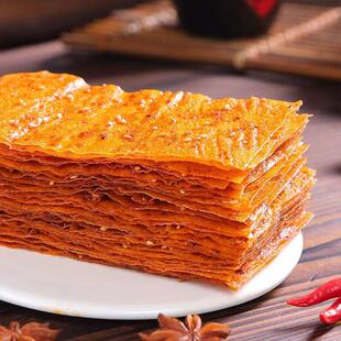 热卖平江大辣片美味豆皮有嚼劲童年手撕香辣条网红零食小吃