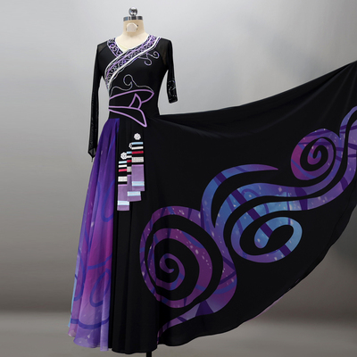 千织万丝民族民间舞蹈服装彝族剧目蝴蝶演出服古典舞艺考独舞定制