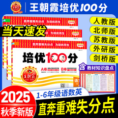 2025秋王朝霞试卷培优一百分100分小学单元AB卷一二三四五六年级上下册语文数学英语同步试卷测试卷全套部编人教版北师苏教外研版3