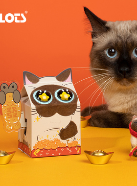 LOTS招财猫音乐盒八音盒可爱治愈系猫咪创意摆件生日礼物女生女孩