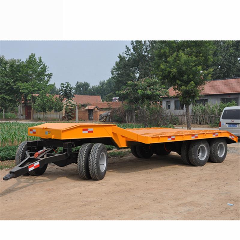 山东厂家销售供应挖掘机用拖车载重0吨拖拉机牵引全挂车