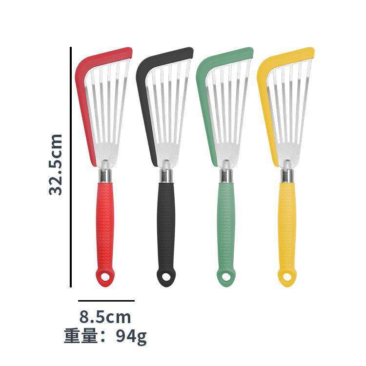 硅胶锅铲不粘锅漏铲防烫不锈钢煎铲蝴蝶铲子家用厨房工具现货