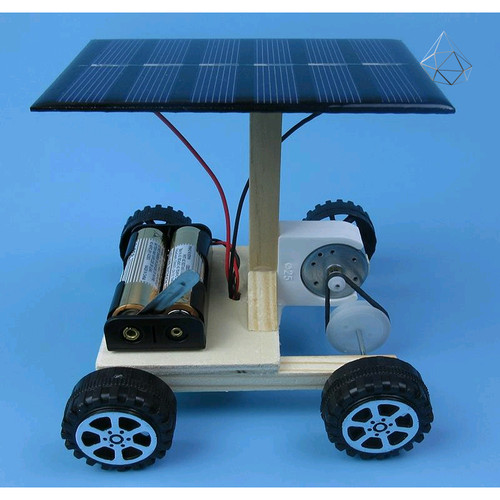 高中生通用技术作品太阳能车科学实验材料包 青少年diy小制作