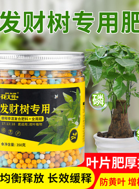 发财树专用肥料复合缓释肥营养液幸福树龙血树金钱树花肥盆栽家用