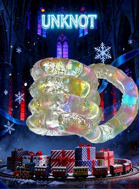 美国正版woko紫蝶扭扭乐温感变色女孩解压神器玩具官方正品tangle