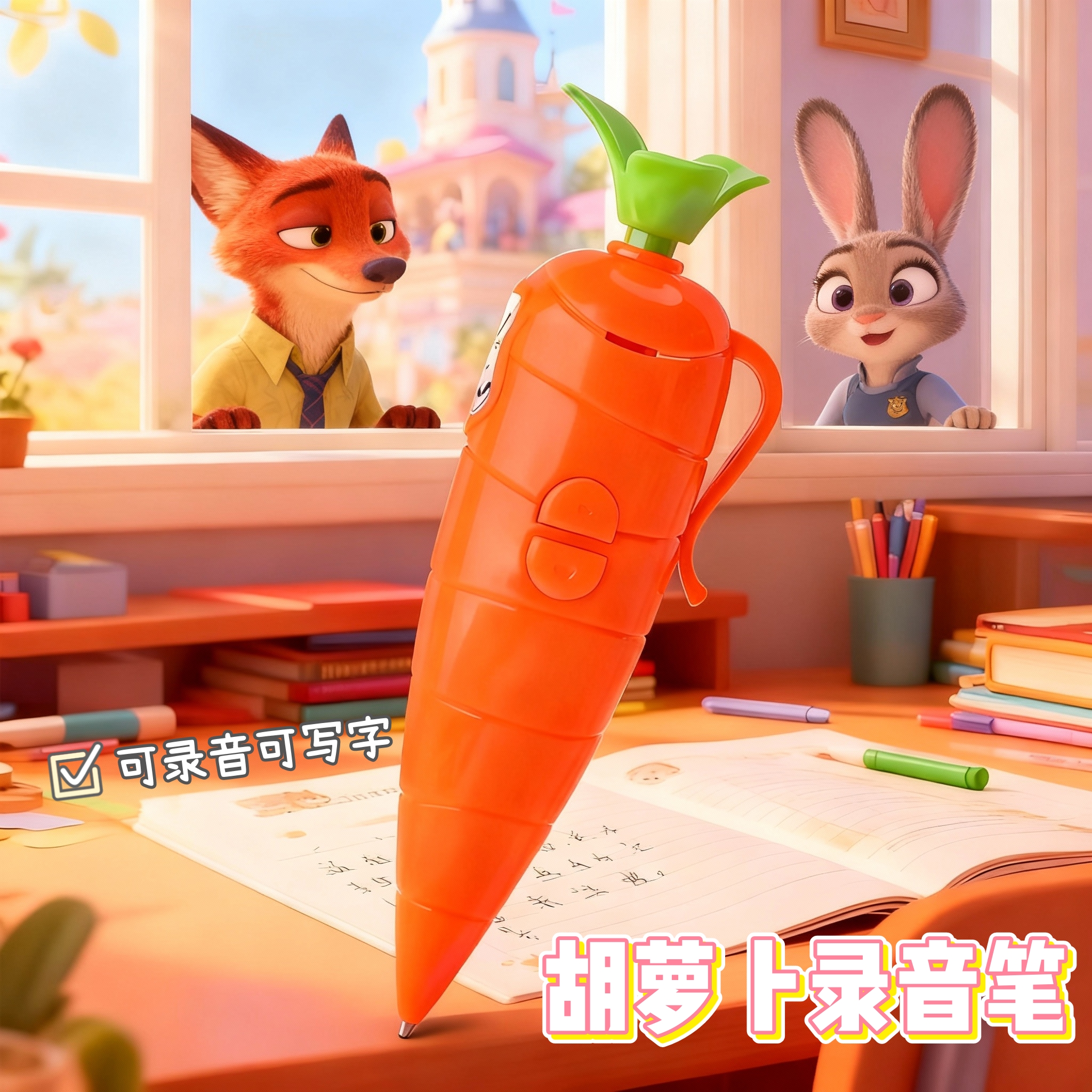 【同款周边】疯狂动物城胡录音笔