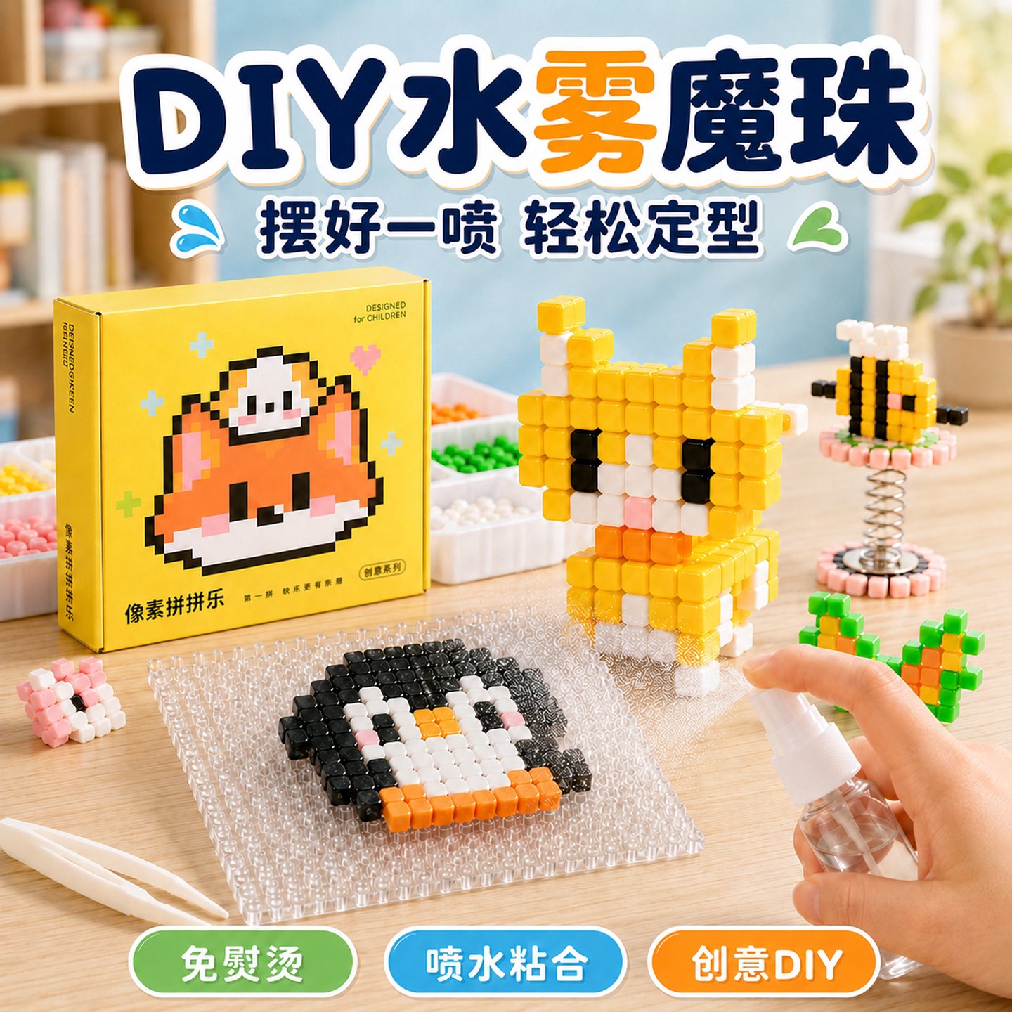 【全新升级免烫工艺】拼豆礼盒