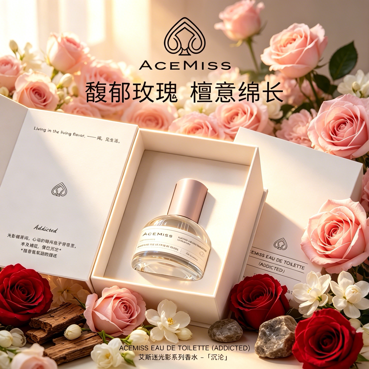 ACEMISS沉沦香水礼盒淡香清新花果木质调艾斯迷旗舰店正品