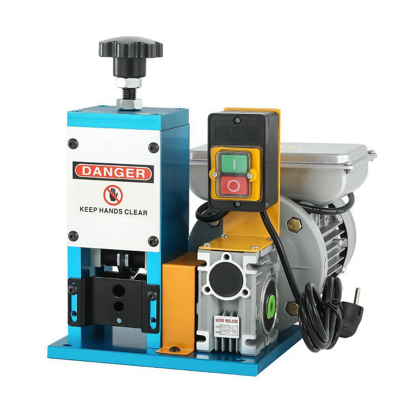 家用小型电动剥线机海蓝款电缆电线剥皮机