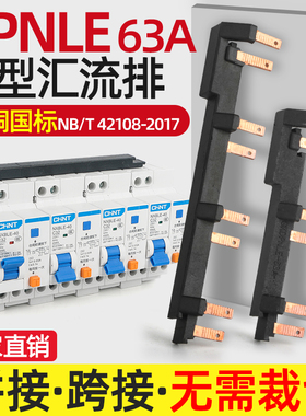 电气汇流排接DPNLE 63A新型模块化组合式空开接线排断路器连接排