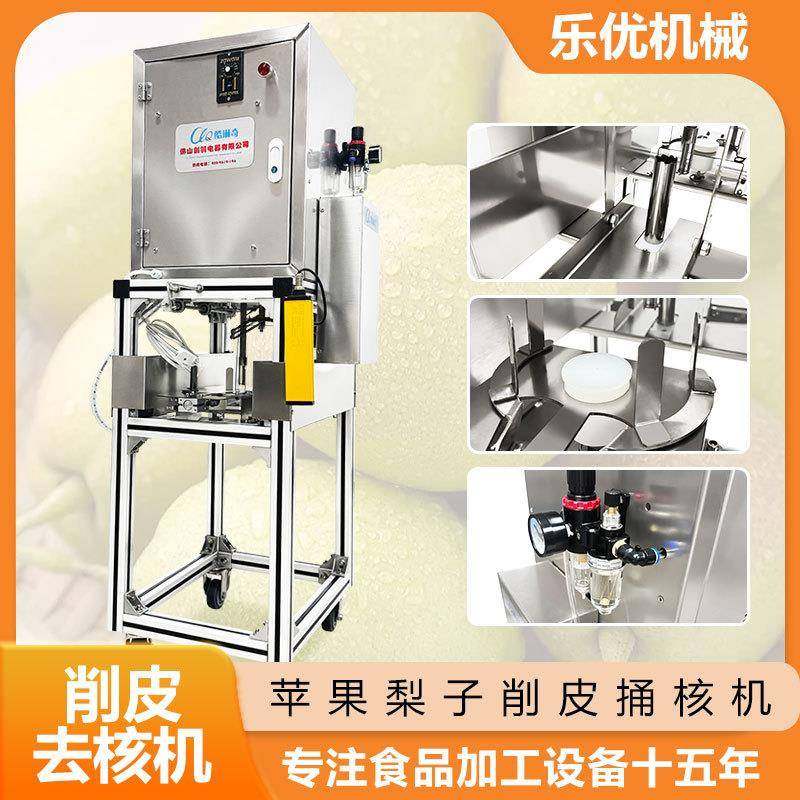 罐头商用瓜果削皮机全自动不锈钢削皮机红青苹果去皮捅核分块机