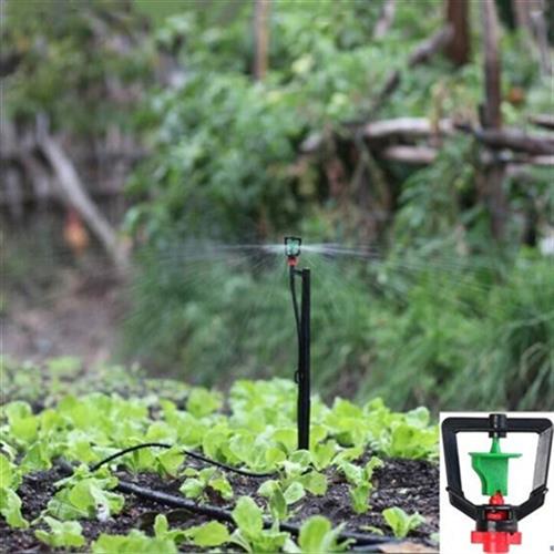 地插微喷头滴灌设备框架360度旋转微喷温室大棚园艺果树农田喷灌