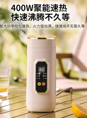 旅游烧水神器能烧开水的保温杯便携式烧水杯壶婴儿冲奶电热水杯