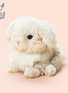 日本sunlemon仿真兔子玩偶垂耳兔毛绒玩具娃娃生日小公仔女生礼物