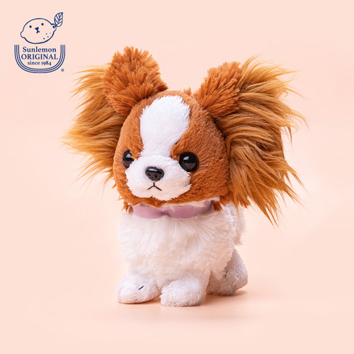 sunlemon仿真蝴蝶犬毛绒玩偶狗狗