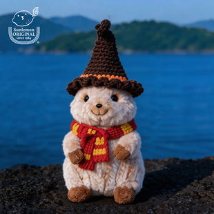 日本sunlemon毛绒玩偶短尾矮袋鼠毛绒玩具公仔鼠鼠娃娃生日礼物