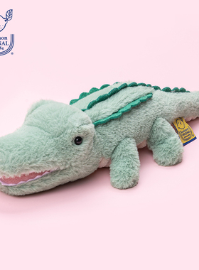 日本sunlemon仿真小鳄鱼玩偶睡觉毛绒玩具安抚公仔布娃娃生日礼物