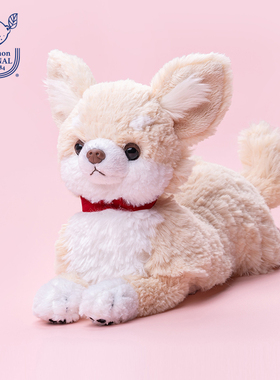 日本sunlemon仿真吉娃娃小狗玩偶可爱毛绒玩具安抚公仔生日礼物女
