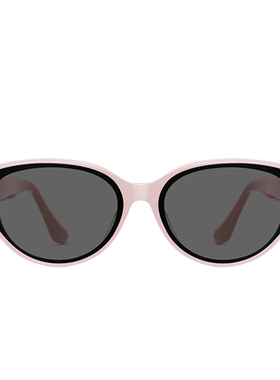 2024新款粉框猫眼墨镜大脸显瘦