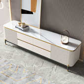 纳美格调现代轻奢风电视柜茶几组合客厅简约意式 小户型地柜别墅柜