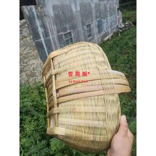 贵州手工编织手提菜篮竹篮子装鸡蛋水果篮收纳篮竹编篮提篮竹制品