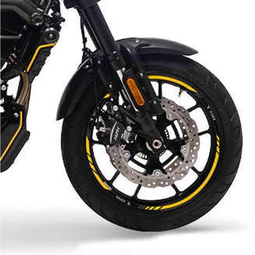 适用无极500R 300RR摩托车350AC轮胎轮毂反光贴膜525AC钢圈贴17寸