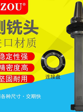 利洲LZOU角度头侧铣头加长型直角铣头BT50 BT40 HSK龙门横铣头