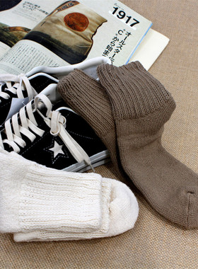 Stochastic 日潮重磅粗线棉袜子毛巾袜秋冬厚袜 rototo 美式复古