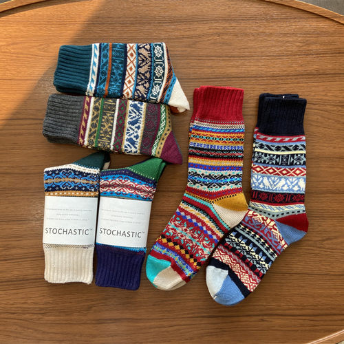 Stochastic长袜阿美咔叽厚实秋冬